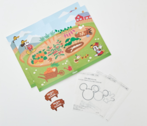 ランチョンマットとピック、ハンバーグ用の型