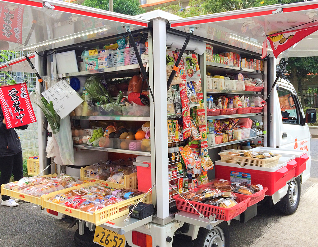 販売風景