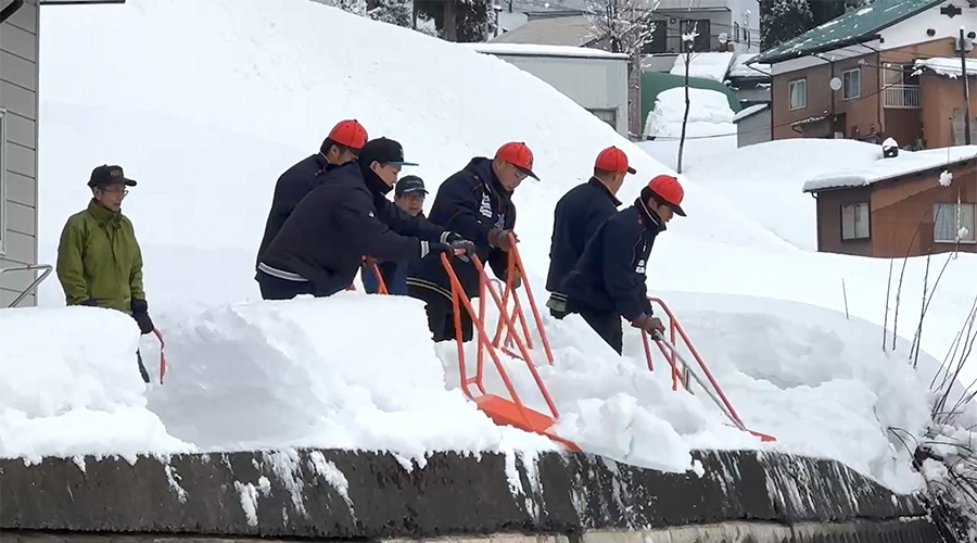 雪かき支援風景画像