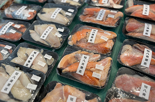 豊洲魚商産直市場水産品イメージ