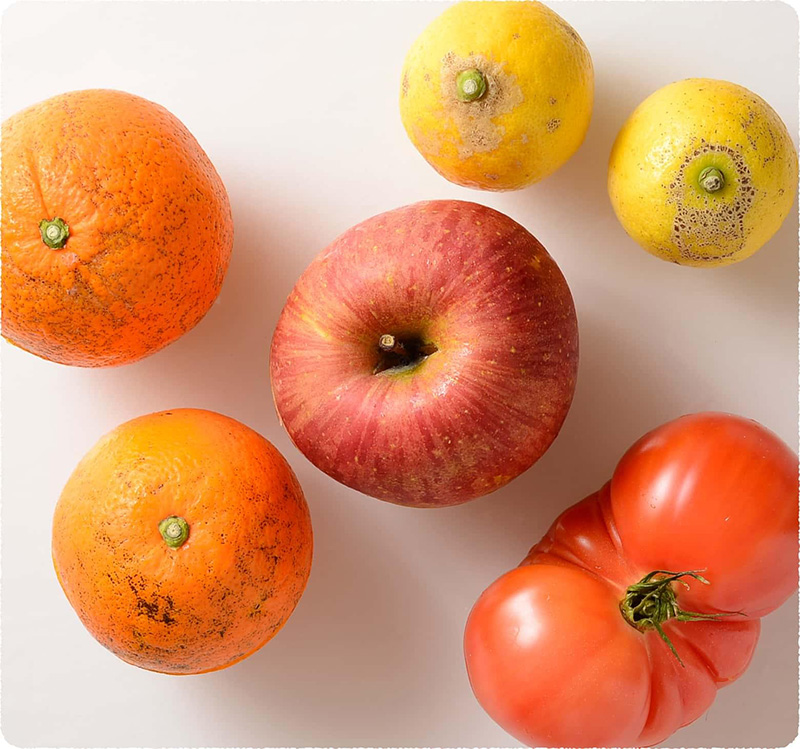 ふぞろい野菜・果物のイメージ画像