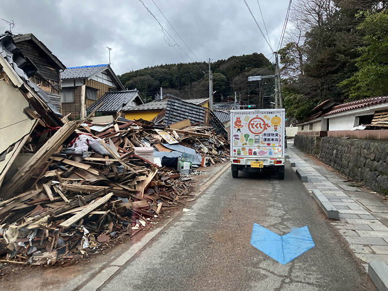 被災地支援の様子