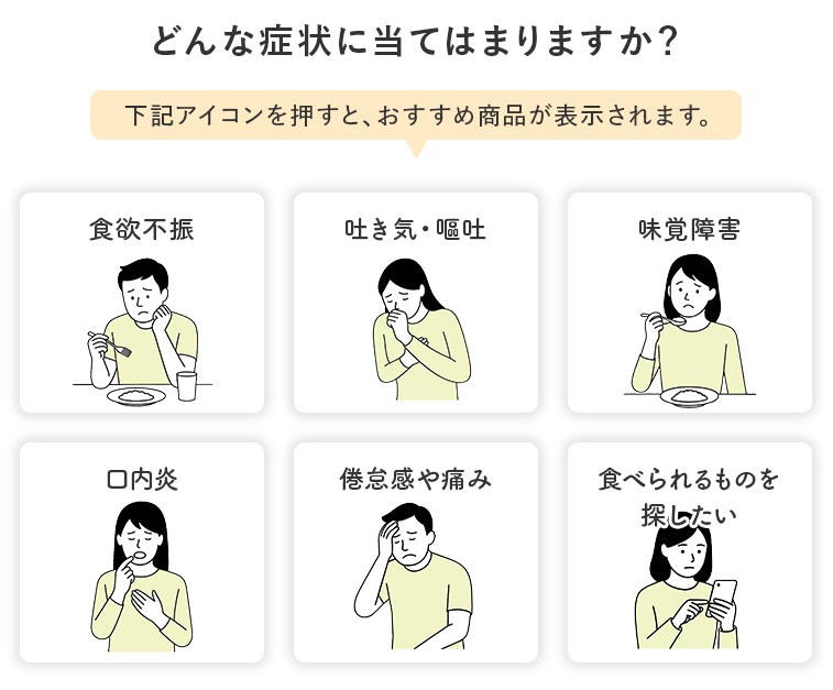 副作用から商品を探せることがわかる画像
